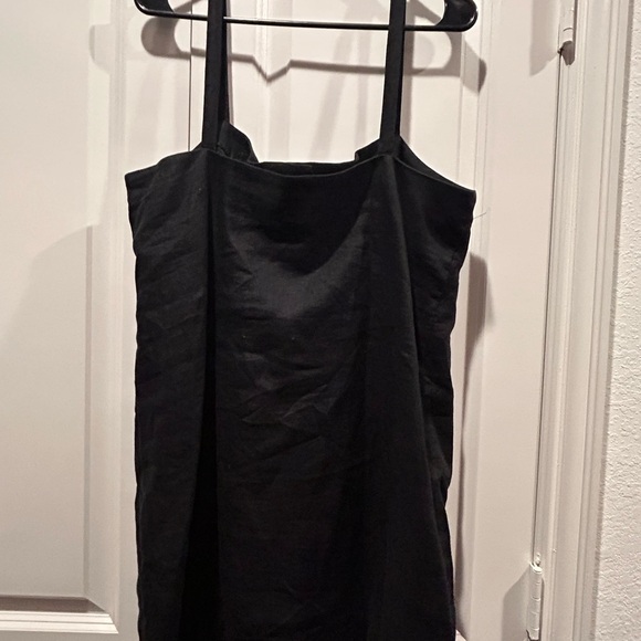 Jcrew Black linen Button-Down Dress - Picture 2 of 3